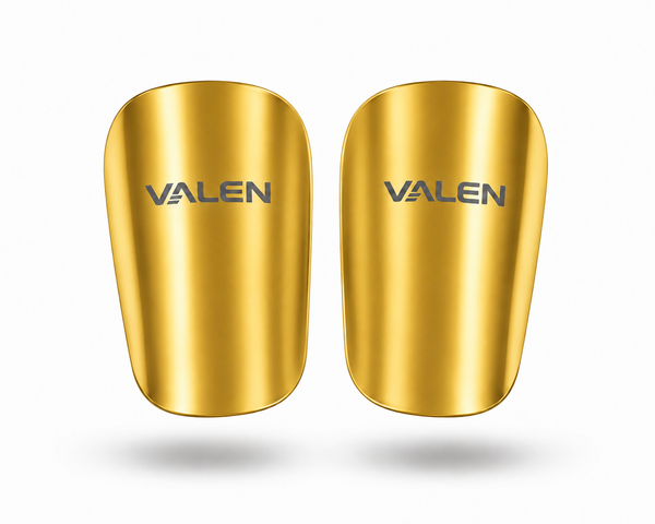 VALEN Mini Shin Pads Gold 10×6 cm – mini säärisuojat