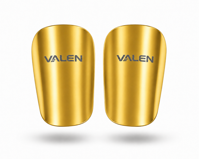 VALEN Mini Shin Pads Gold 10×6 cm – mini säärisuojat