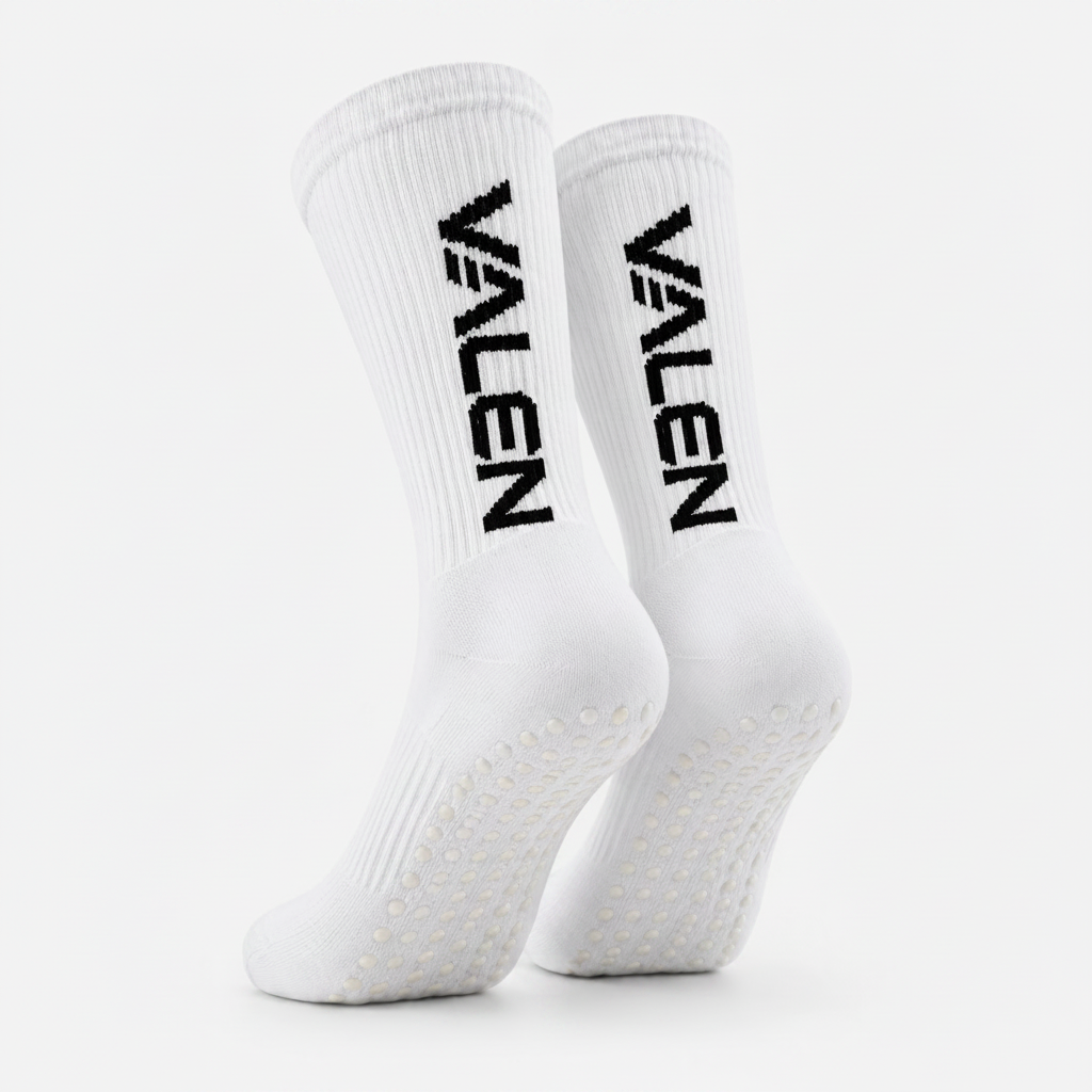 VALEN Grip Socks White – Grip sukat