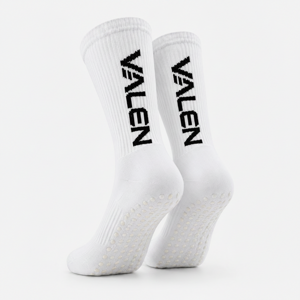 VALEN Grip Socks White – Grip sukat