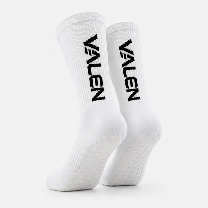 VALEN Grip Socks White – Grip sukat