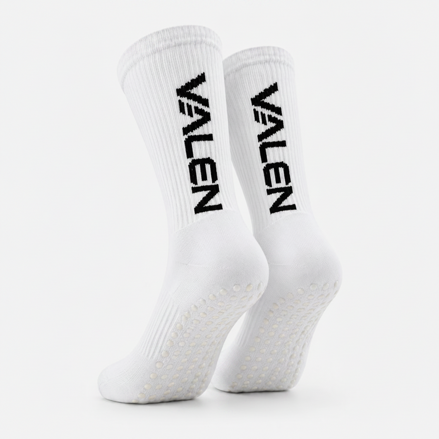 VALEN Grip Socks White – Grip sukat