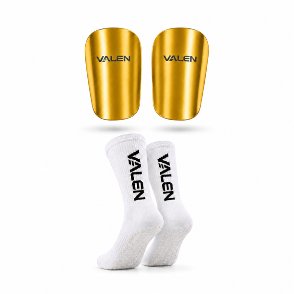 VALEN Matchday Bundle – mini säärisuojat + grip sukat