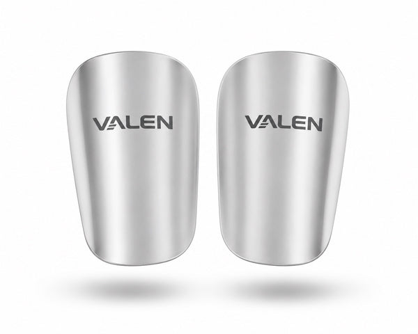 VALEN Mini Shin Pads 10x6 Silver - mini säärisuojat