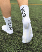 VALEN Grip Socks White – Grip sukat